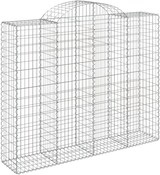 thumbnail of vidaXL Gabionen mit Hochbogen 5 Stk. 200x50x160/180cm Verzinktes Eisen