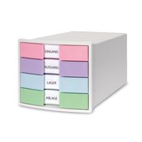 thumbnail of HAN 1012-129D 1 STK Schubladenbox IMPULS weiß/pastell Organizer