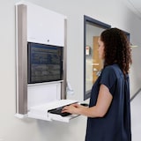 thumbnail of Ergotron CareFit PC Wandarbeitsplatz mit Gehäuse, weiß (61-367-030)