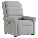 thumbnail of vidaXL Massagesessel mit Aufstehhilfe Wolkengrau Stoff