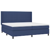 thumbnail of vidaXL Boxspringbett mit Matratze & LED Blau 200x200 cm Stoff