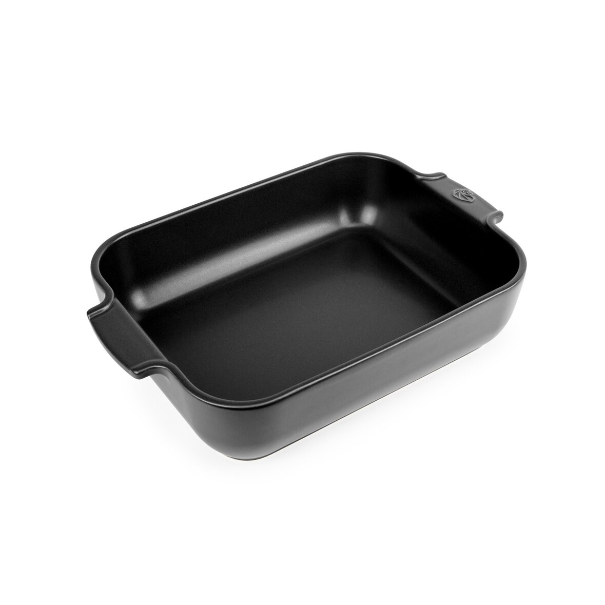 Peugot Auflaufform, Keramik, 32 x 21.7 x 7.2 cm, rechteckig, 2.7 L, Satin-Schwarz