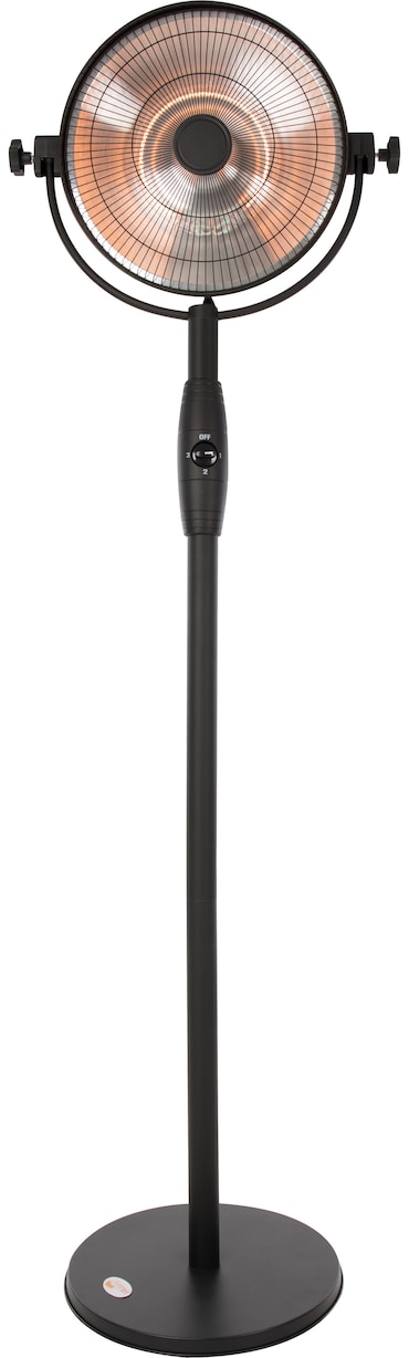 Stufa da patio Sunred Retro Bright Stand Nera 2100 Watt