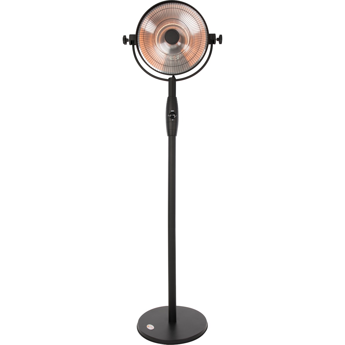 Aquecedor de pátio Sunred Retro Bright Stand preto 2100 watts