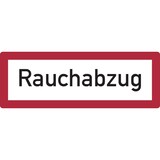 thumbnail of Feuerwehrschild, Rauchabzug - DIN 4066 - 210x74 mm Folie selbstklebend