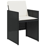 thumbnail of vidaXL 13-tlg. Garten-Essgruppe mit Kissen Schwarz Poly Rattan
