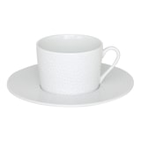 thumbnail of Tasse à thé et sa sous-tasse Louna 22 cl -  22.00 cl Blanc Rond Porcelaine Table Passion 9.00x9.00 cm
