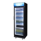 thumbnail of Gastro-Cool - Werbekühlschrank mit Display - schwarz/weiß - GCDC400