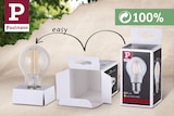 thumbnail of Paulmann Metallic Glow Standard 230 V Ampoules LED Zyl  180lm 4W 1800K gradable Laiton 29260