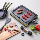 thumbnail of BERGNER - 2000 W XTRA-Grillplatte, 37 x 24,5 cm große Oberfläche und rutschfeste Unterseite