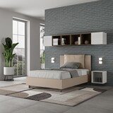 thumbnail of Itamoby Letto Una piazza e mezza Antea L.120 P.200 Rete e Contenitore Tortora