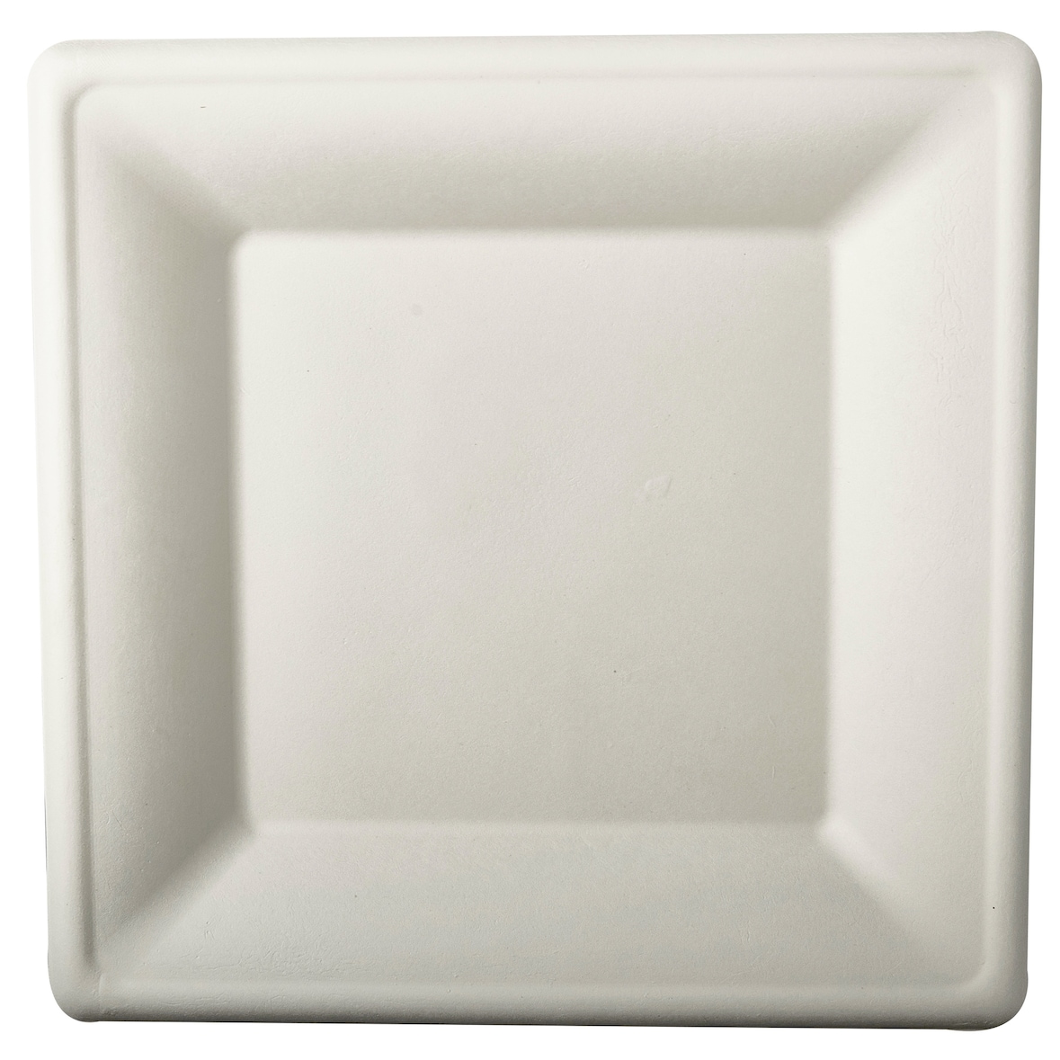 PAPSTAR 144 Teller, Zuckerrohr "pure" eckig 26 cm x 26 cm weiss (89755, 12x12 Stück)