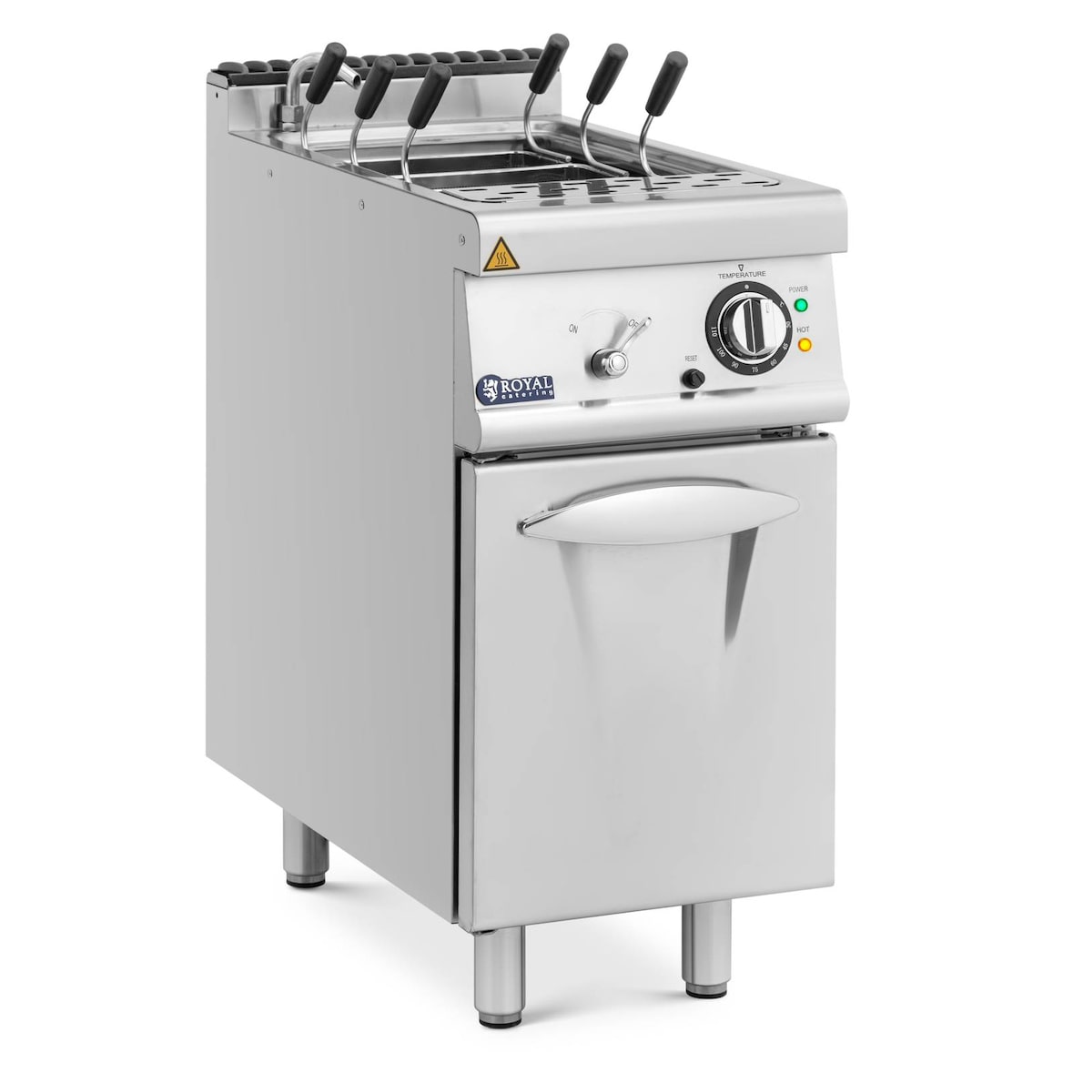 Royal Catering Cuocipasta elettrico - 9 kW - 400 V - 40 x 73 cm - Serie Pro 730 -