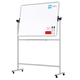 thumbnail of Mobiles Board, Serie: TM Idea/Flex – mit doppelseitiger Whiteboard-Oberfläche, drehbar, 120×90 cm