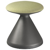 thumbnail of Bisley Fungus Hocker ergonomisch gepolstert in grün, Sitzhocker rund für Büro, Lounge & Empfang - Bürohocker mit Sitz drehbar, Schreibtischhocker,