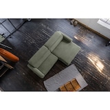 thumbnail of KAWOLA Sofa LAISKA Ecksofa Cord olivgrün Longchair rechts