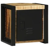 thumbnail of Helloshop26 - Moderner rechteckiger Badezimmerschrank mit Ablage 40 x 30 x 40 cm aus massivem braunem Mangoholz 02_0057650