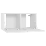 thumbnail of Muebles de salón colgantes 3 unidades blanco 60x30x30 cm