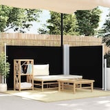 thumbnail of Toldo lateral retráctil negro 100x600 cm