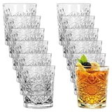 thumbnail of Libbey set van 12 D.O.F drinkglazen -HOBSTAR- 355 ml, Ø 9 cm, H: 10,5 cm
