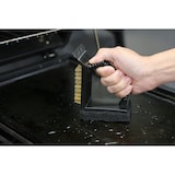 thumbnail of Tarrington House Barbecue reinigingsborstel 3-in-1, kunststof/koperdraad/roestvrij staal, 10 x 12 cm, zwart