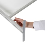 thumbnail of Cloison Ecran de protection Plexiglass/Alu H 110 x L 100 cm