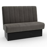 thumbnail of Bistro Sitzbank Classic | 180 cm | Samtstoff in Anthrazit | Vertikal | Dinerbank