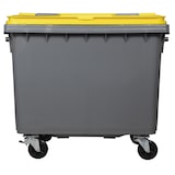 thumbnail of ROSSIGNOL Poubelle conteneur 4 roues 660L KOROK gris/jaune