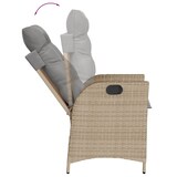 thumbnail of vidaXL 5-tlg. Garten-Essgruppe mit Kissen Beige Poly Rattan
