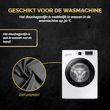 thumbnail of HGMD Douchegordijn 120x200 - Zwart - Wasbaar - Douchegordijn anti schimmel