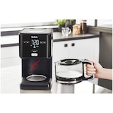 thumbnail of Tefal CM600810 Smart & Light Filter-Kaffeemaschine, bis zu 15 Tassen, LCD-Display mit digitaler Anzeige, Aroma-Reglung, 24h-Timer, 1000 W, Schwarz