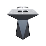 thumbnail of Braciere da giardino, Barbecue con foro per wok, griglia con gambe in acciaio e copertura protettiva - G1 grafite