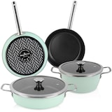 thumbnail of Magefesa Nordic Verde Set di Pentole Induzione 6-Piece Antiaderente Casseruoli, Padelle Design Vintage, Verde