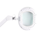 thumbnail of Lâmpada de LED com grampo, braço giratório, interruptor e dimmer, 60 LEDs, ampliação 2.25x, para leitura, pintura, hobbies e trabalho, branca.