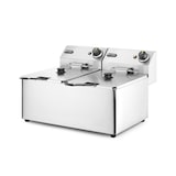 thumbnail of Friteuse Kitchen Line - 2x 8L, HENDI, Kitchen Line, 16L, 230V/7000W, 550x430x(H)345mm