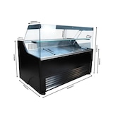thumbnail of Combisteel Wesley 1.5 koelvitrine met snackplank en een inhoud van 130 liter