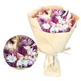 thumbnail of LAYBA Bouquet di Fiori Secchi Viola & Accenti Dorati - Composizione Elegante con Gypsophila, Nigella & Ortensia | Decorazione & Idea Regalo