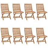 thumbnail of vidaXL Klappbare Gartenstühle 8 Stk. Massivholz Teak