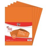 thumbnail of Pacote de 100 folhas Papel colorido A3 80g laranxa