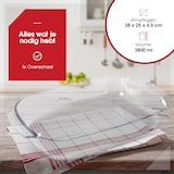 thumbnail of HGMD Pirofila per lasagne 3800 ML - Vetro - Rettangolare - Piatto da forno - Lavabile in lavastoviglie