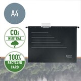 thumbnail of Leitz ALPHA Recycle Hängemappen 1921 DIN A4 V-Base 15 mm 250 g/m² Schwarz 100% Recycelter Karton 10 Stück