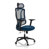 thumbnail of Silla de oficina / silla giratoria ERGOMY asiento tela/respaldo malla azul mybuero