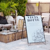 thumbnail of Danieli - Espositore da Terra Con Maniglia per Cartelloni Pubblicitari 60x90 cm. Supporto Bifacciale per Pannello Pubblicitario a Pavimento