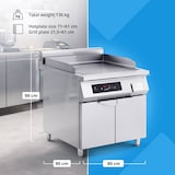 thumbnail of Royal Catering Plancha de inducción - 720 x 610 mm - lisa - 10000 W -