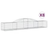 thumbnail of vidaXL Gabionen mit Hochbogen 8 Stk. 300x50x40/60 cm Verzinktes Eisen