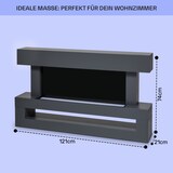 thumbnail of KlarsteinStudio Light & Fire 3 Smart Kamin 1000/2000W MDF WiFi-SteuerungDunkelgrau