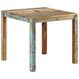 thumbnail of Mesa de comedor de madera maciza reciclada 82x80x76 cm