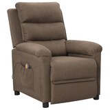 thumbnail of vidaXL Massagesessel Taupe Stoff