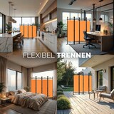 thumbnail of Casaria Paravent Raumteiler Sichtschutz Verstellbar 180x163cm Orange