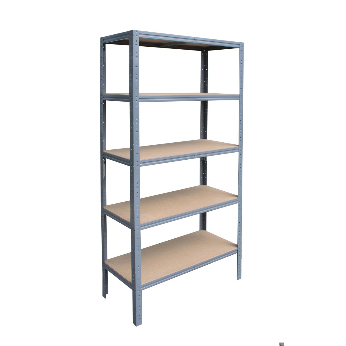 shelfplaza HOME Schwerlastregal 180x110x45 cm in grau mit 5 Böden und 175 kg Traglast pro Boden